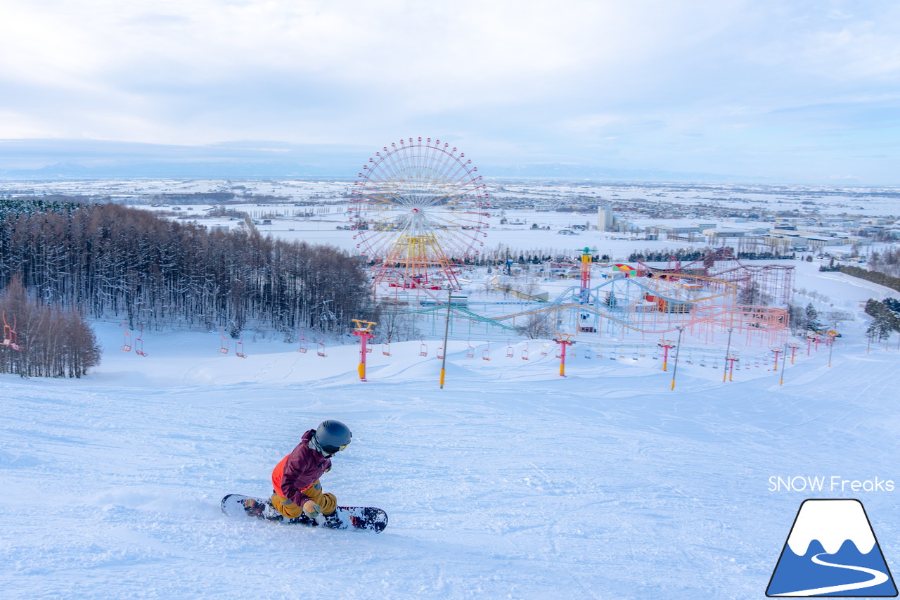 北海道グリーンランドホワイトパーク｜豪雪・岩見沢にもシーズン到来！のんびりメローなパウダーを楽しみましょう♪